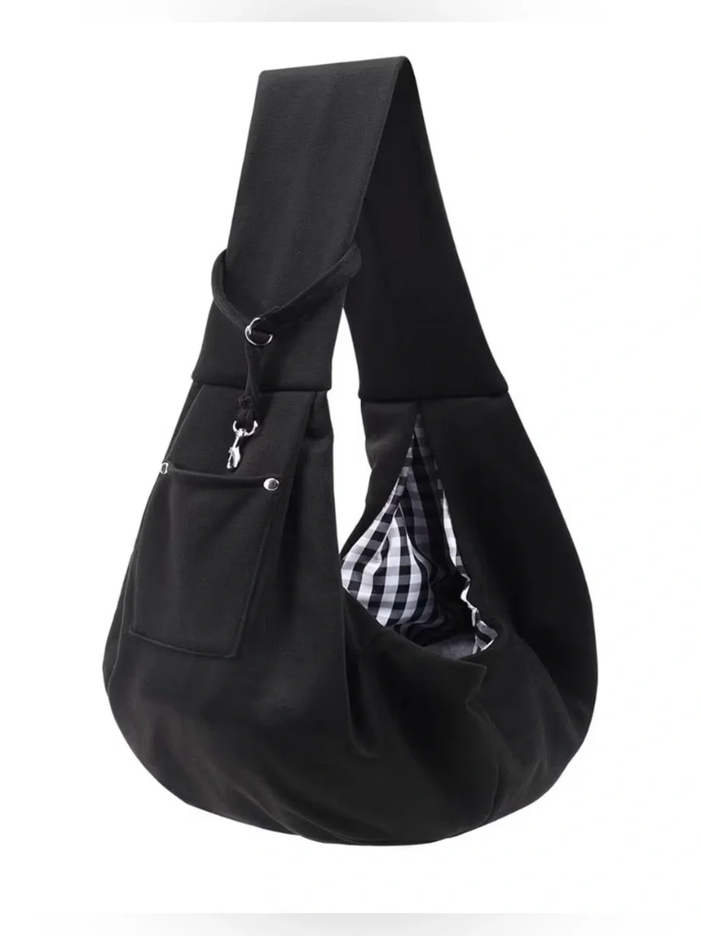 Pet Sling Carrier Shoulder Bag - Black